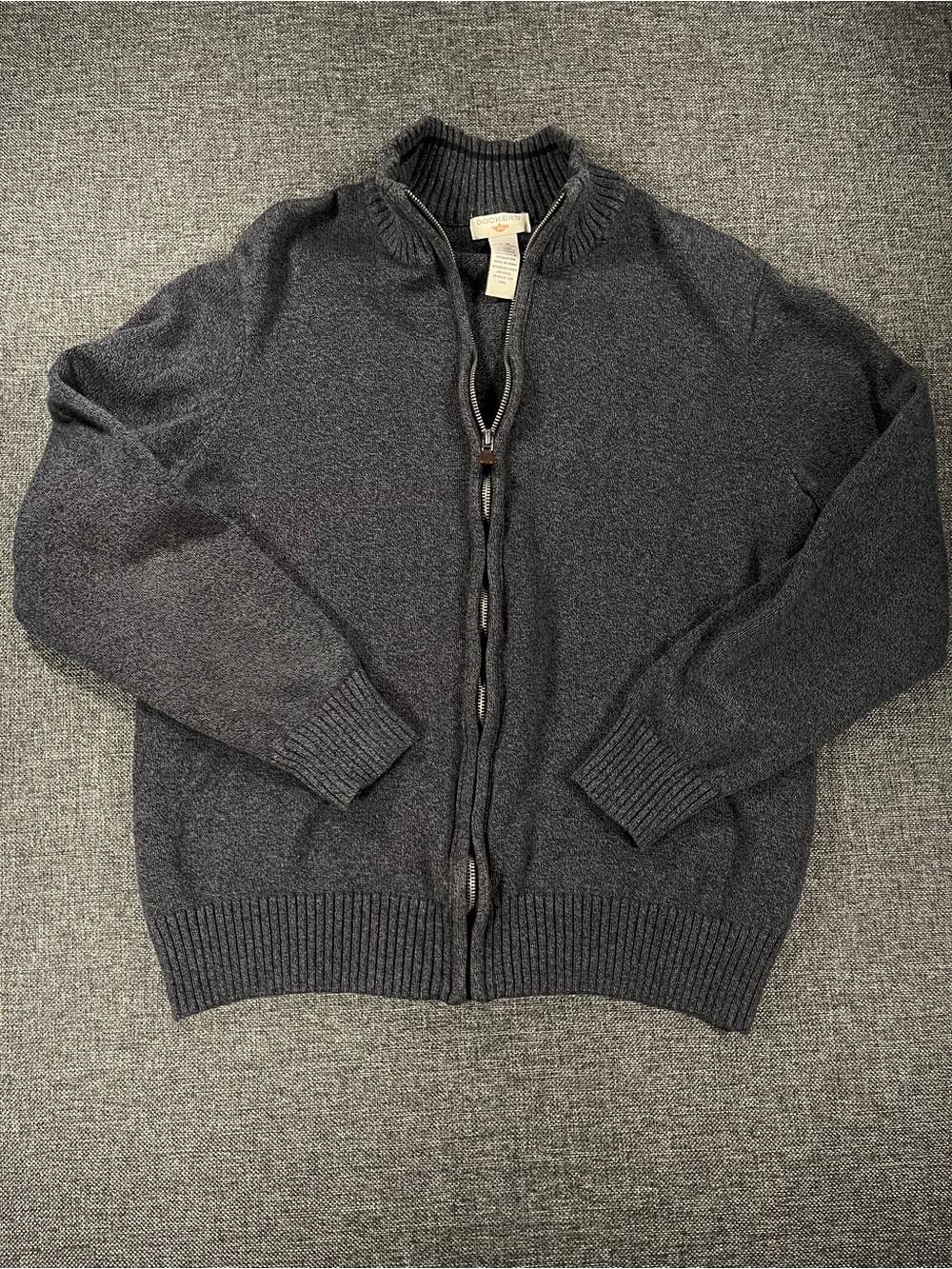 Dockers Gray zip up sweater